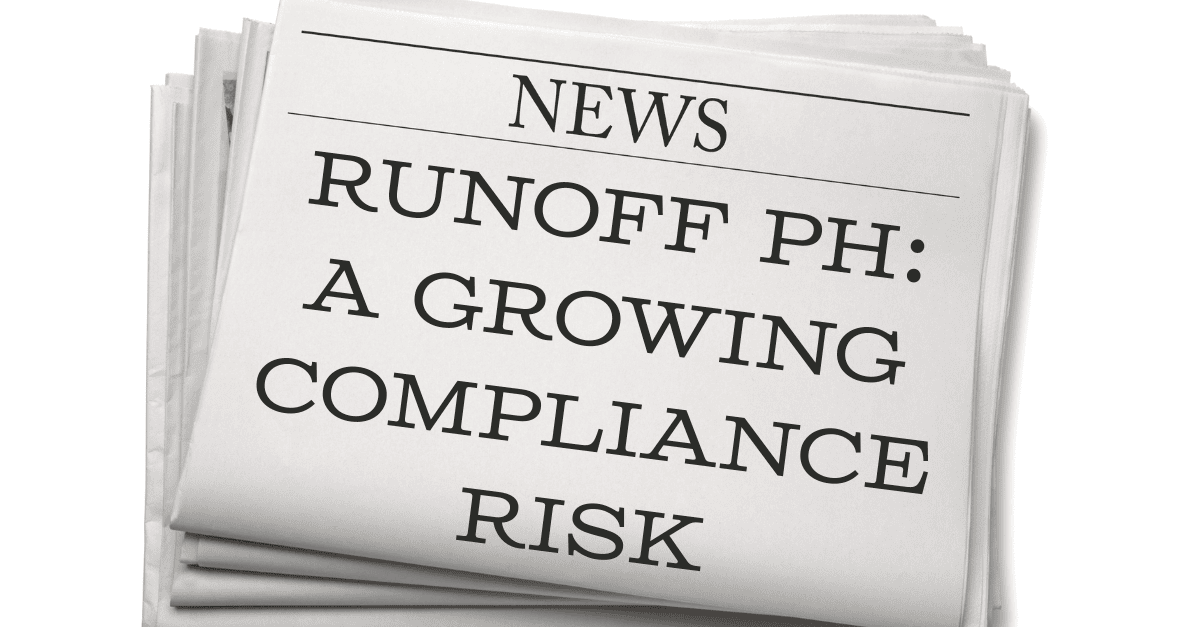 pH Problems in Runoff